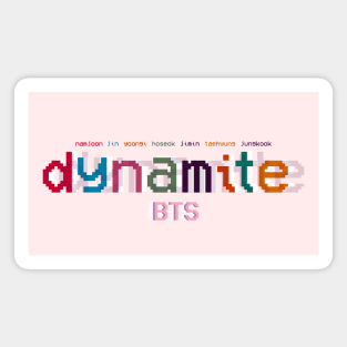 BTS DYNAMITE VHS RETRO DESIGN Magnet